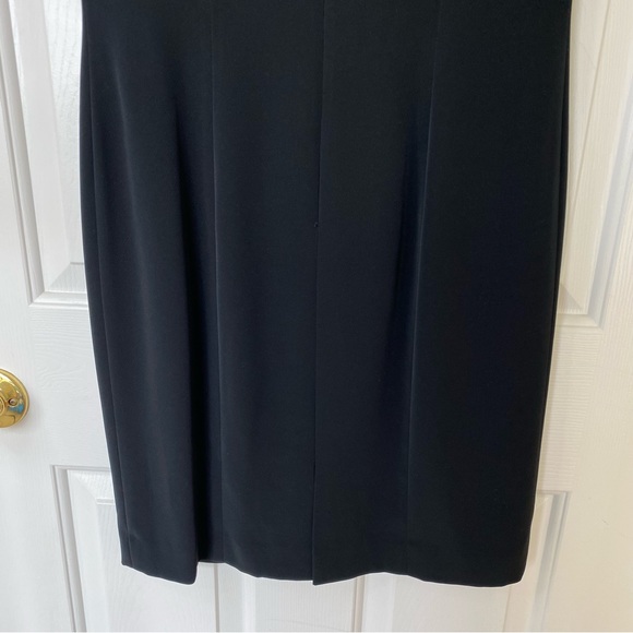 Vintage Formal Black Mini Dress size 8 Petite - Picture 7 of 14